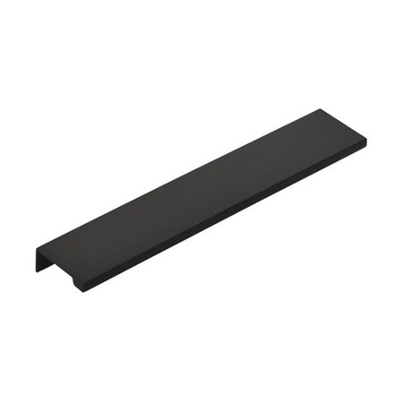 Patioplus 12 in. Center to Center Cabinet Edge Pull, Flat Black PA3236597